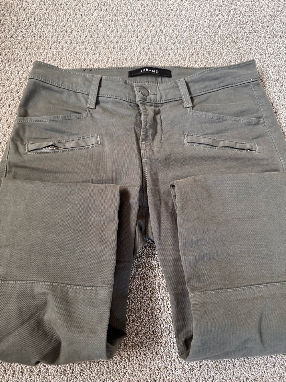 J BRAND Cargo/Slim Leg Jeans ‘Grayson’ in Vint Olive. Very good condition sz 26 - Picture 4 of 9